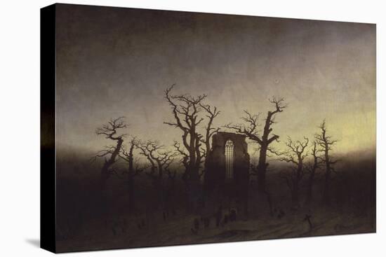 Abbey Among Oak Trees, Ca 1809-Caspar David Friedrich-Premier Image Canvas