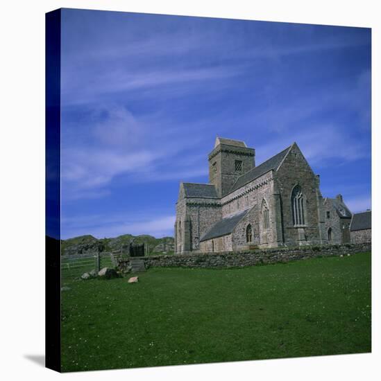 Abbey on Iona, Scotland, United Kingdom, Europe-Geoff Renner-Premier Image Canvas