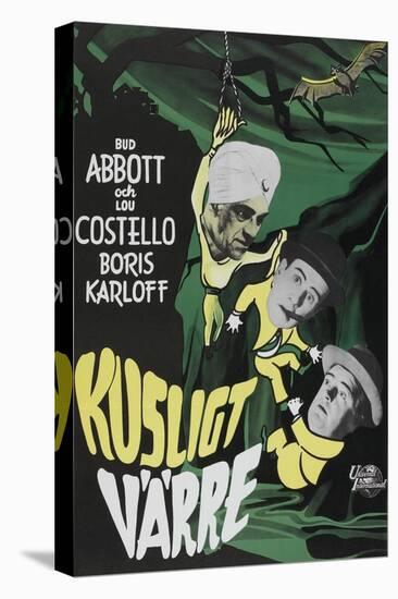 Abbott and Costello Meet the Killer-null-Stretched Canvas