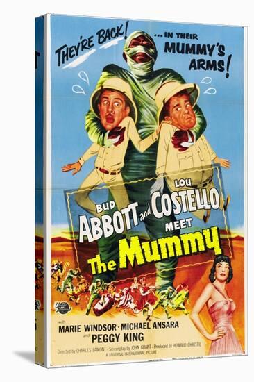 Abbott And Costello Meet the Mummy, 1955, Directed by Charles Lamont-null-Premier Image Canvas