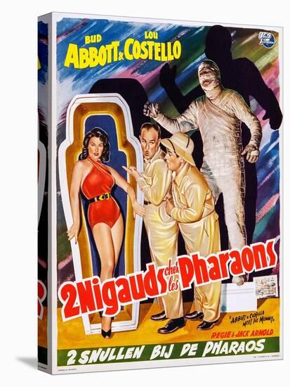 Abbott and Costello Meet the Mummy (aka 2 Nigauds Chet Les Pharaons)-null-Stretched Canvas