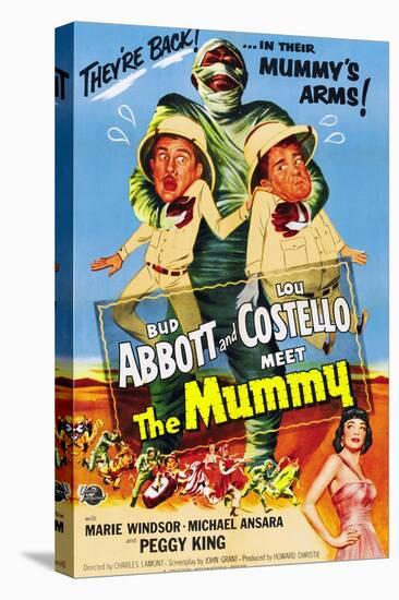 Abbott And Costello Meet the Mummy (aka Abbott & Costello Meet the Mummy), 1955-null-Stretched Canvas