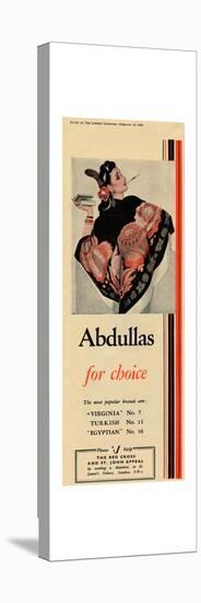 'Abdullas for choice', 1943-Unknown-Premier Image Canvas
