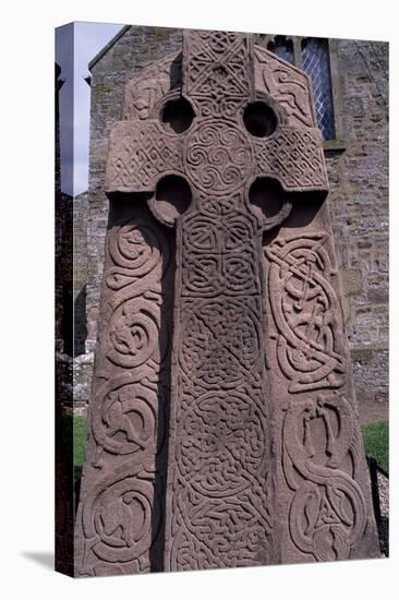 Aberlemno 2 with a Celtic Cross, Aberlemno, Angus, Scotland, 8th-19th Century-null-Premier Image Canvas