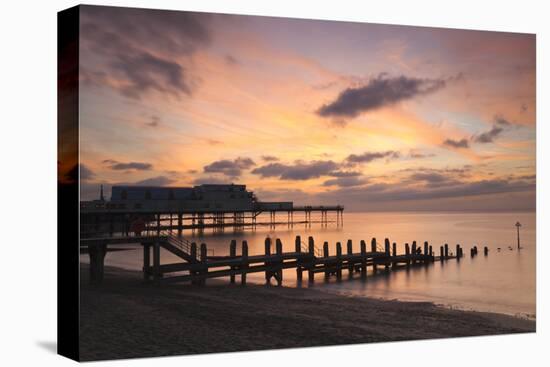 Aberystwyth Pier, Ceredigion, West Wales, United Kingdom, Europe-Billy Stock-Premier Image Canvas