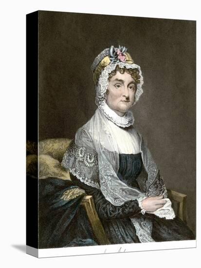 Abigail Adams, with Her Autograph-null-Premier Image Canvas