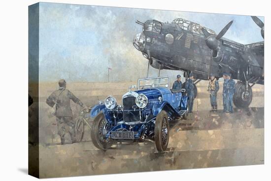 Able Mable and the Blue Lagonda-Peter Miller-Premier Image Canvas