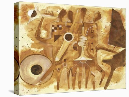 Aboriginal Jazz, c.1997-Gil Mayers-Premier Image Canvas