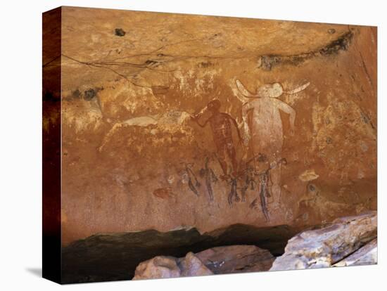 Aboriginal Painted Figures of Varied Periods, Kimberley, Western Australia-Richard Ashworth-Premier Image Canvas