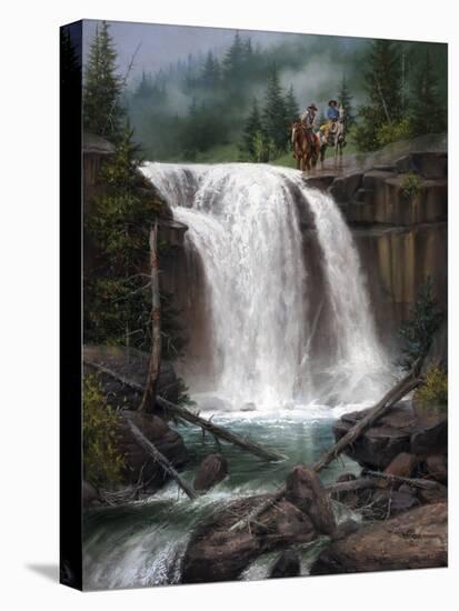 Above the Falls-Jack Sorenson-Stretched Canvas