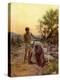 Abraham and Isaac at Mount Moriah - Bible-William Brassey Hole-Premier Image Canvas