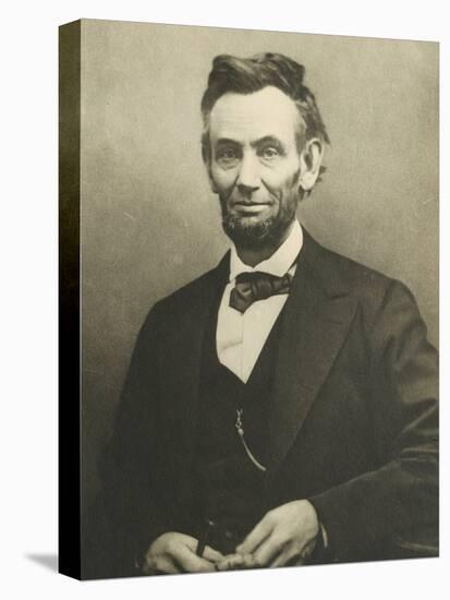 Abraham Lincoln by Alexander Gardner-null-Premier Image Canvas