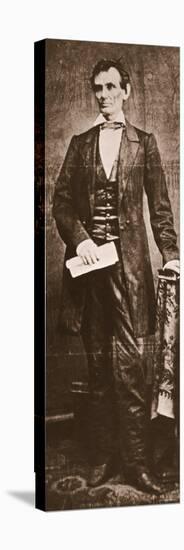 Abraham Lincoln, c.1860-null-Premier Image Canvas