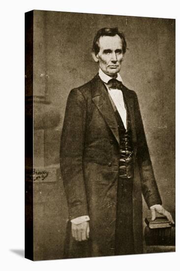 Abraham Lincoln, May 1860-Mathew Brady-Premier Image Canvas