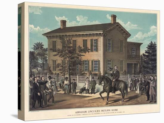 Abraham Lincoln's Return Home-null-Premier Image Canvas