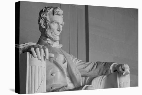 Abraham Lincoln Statue Detail At Lincoln Memorial - Washington Dc, United States-Orhan-Stretched Canvas