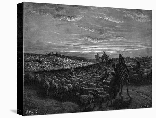 Abraham Migrates-Gustave Doré-Stretched Canvas