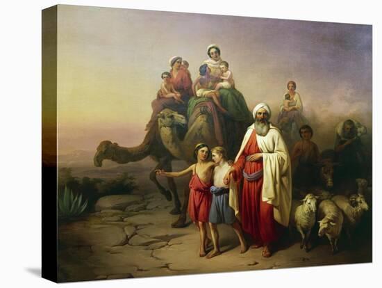 Abraham's Journey from Ur to Canaan, 1850-Jozsef Molnar-Premier Image Canvas
