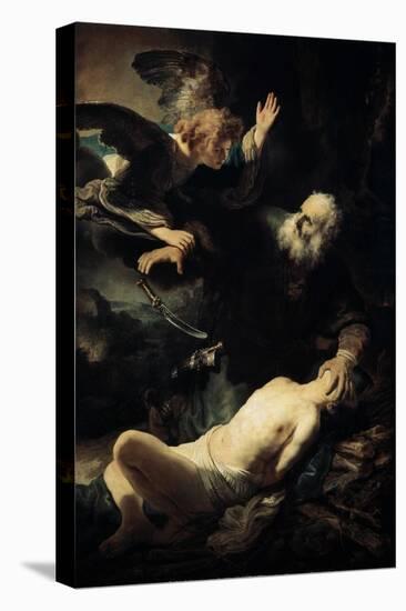 Abraham Sacrificing Isaac, 1635-Rembrandt van Rijn-Premier Image Canvas