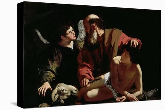 Abraham Sacrificing Isaac by Caravaggio, Michelangelo (1571-1610). Oil on Canvas, Ca 1597-1599, Dim-Michelangelo Merisi da Caravaggio-Premier Image Canvas