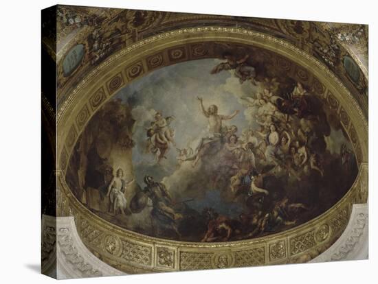 Abside de la chapelle Royale de Versailles : La résurrection-Charles de La Fosse-Premier Image Canvas