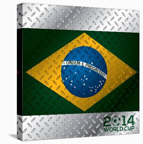 Abstract 2014 World Cup Poster-vipervxw-Stretched Canvas