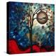 Abstract Bird Cat-Megan Aroon Duncanson-Stretched Canvas