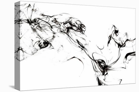 Abstract Black Smoke - Spirit Mood-Philippe HUGONNARD-Stretched Canvas