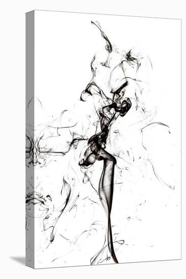 Abstract Black Smoke - The Dancer-Philippe HUGONNARD-Stretched Canvas