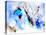 Abstract Blue 236874-Pol Ledent-Stretched Canvas