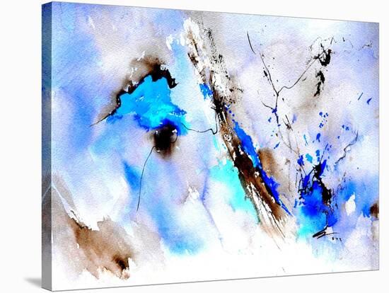 Abstract Blue 236874-Pol Ledent-Stretched Canvas