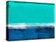 Abstract Blue and Turquoise-Alma Levine-Stretched Canvas