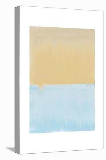 Abstract Blue And Yellow-Leah Straatsma-Stretched Canvas