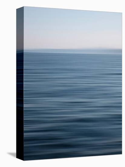 Abstract blue horizon-Savanah Plank-Stretched Canvas