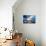 Abstract Blue Landscape-Avril Anouilh-Stretched Canvas displayed on a wall