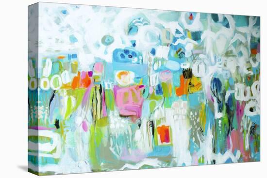 Abstract Blue-Karen  Fields-Stretched Canvas