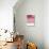 Abstract Blush Pink Watercolor-Hallie Clausen-Stretched Canvas displayed on a wall