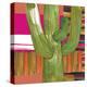 Abstract Cactus-Robbin Rawlings-Stretched Canvas