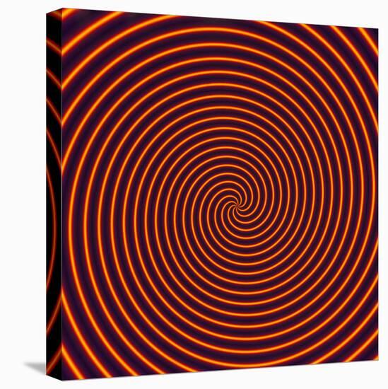 Abstract Computer Artwork of a Spiral-David Parker-Premier Image Canvas