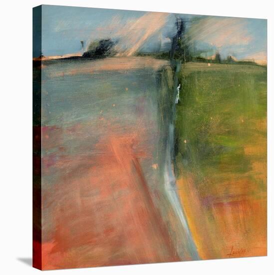 Abstract Day-Lou Wall-Stretched Canvas