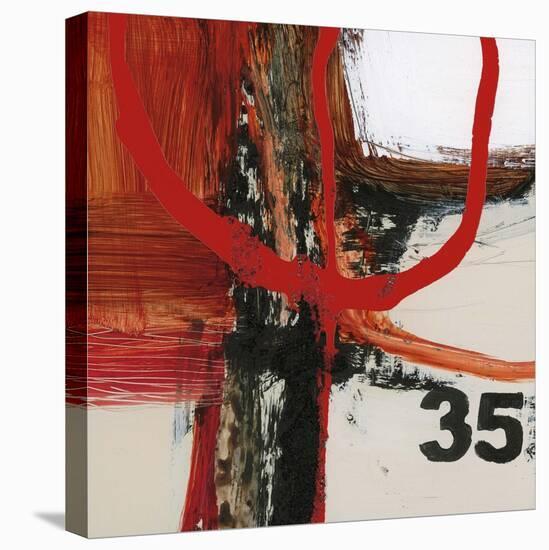 Abstract Digits-Natasha Barnes-Stretched Canvas