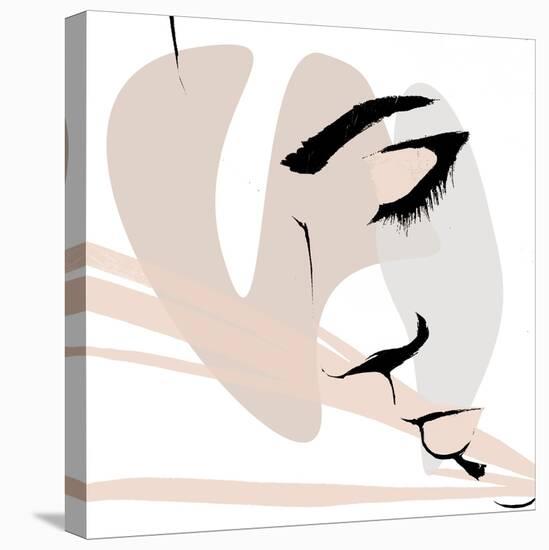 Abstract Face Down-OnRei-Stretched Canvas