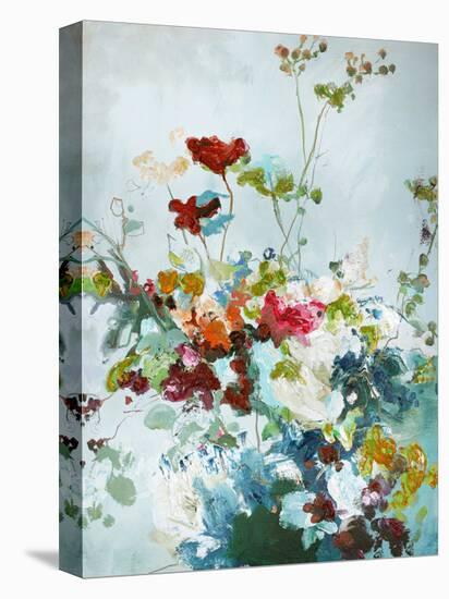 Abstract Floral 1-Design Fabrikken-Stretched Canvas