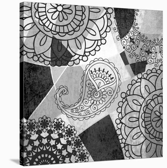 Abstract Floral Pattern-Irena Orlov-Stretched Canvas