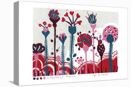 Abstract Floral-Zoe Badger-Stretched Canvas