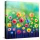 Abstract Flower Watercolor Painting-Nongkran_ch-Premier Image Canvas