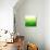 Abstract Green Triangle Background-epic44-Stretched Canvas displayed on a wall