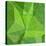 Abstract Green Triangle Background-epic44-Stretched Canvas