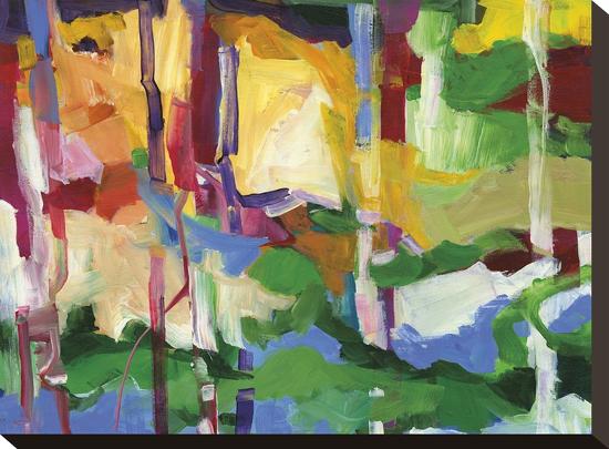 Abstract Grove 1-Barbara Rainforth-Stretched Canvas