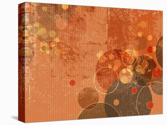 Abstract Grunge Background with Circles and Dots-one AND only-Premier Image Canvas
